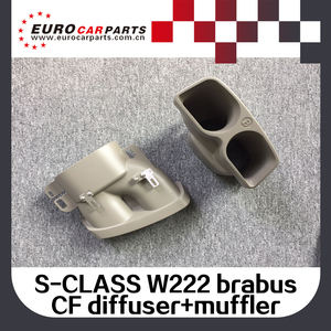 Classe s W222 diffusore posteriore Exhasut punte marmitta punte in carbonio Finber diffusore per W222 a <span class=keywords><strong>B</strong></span> stile 2016 2017 MB ricambi Auto per W222 - Product Image 3