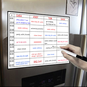 Kích Thước Trung Bình Khô-Xóa Từ Lưu Ý Pad Có thể Ghi Tủ Lạnh Nam Châm Notepad Với Hình Dạng Phong Cách Từ Sticker - Product Image 3