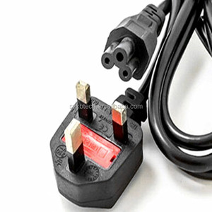 Cable de alimentación de CA retráctil con enchufe fundido estándar del Reino Unido BS 1363 con enchufe IEC60320 <span class=keywords><strong>C5</strong></span> del Reino Unido para uso en el hogar y la Oficina del Reino Unido - Product Image 3
