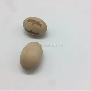 霍伊工艺品木制未完成鸡蛋最热的儿童绘画鸡蛋玩具木制复活节鸡蛋