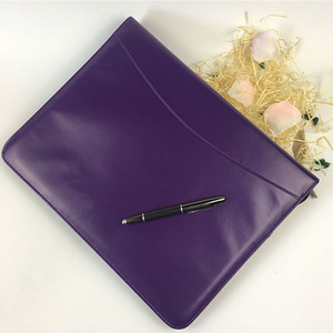 Kunden spezifischer Logo-Zertifikat halter/Echtleder-Zertifikat ordner/PU-Leder-Zertifikat-Portfolio - Product Image 3