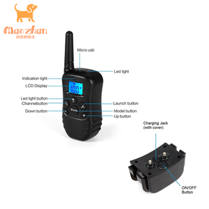 <span class=keywords><strong>Collar</strong></span> de entrenamiento para perros eléctrico, personalizado, a prueba de agua, con pitido/vibración/choque, OEM - Product Image 2