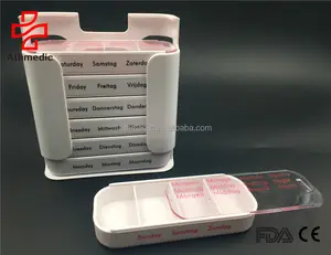 Boîte à pilules de qualité alimentaire 2023, boîte à pilules à tiroir