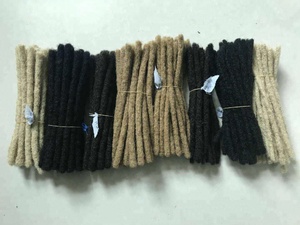Di alta Qualità Stretto Afro Crespo Dei Capelli Dei Capelli Umani di Estensioni Dreadlocks Fatti A Mano Locs Per Le Persone di Colore - Product Image 3