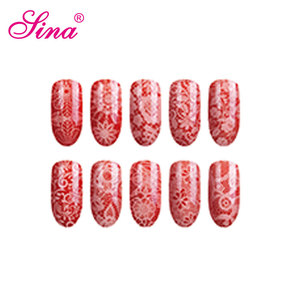 Özel etiket transferi tırnak dantel folyo <span class=keywords><strong>Nail</strong></span> Art güzellik çiçek beyaz siyah dantel transferi folyo Sticker - Product Image 2