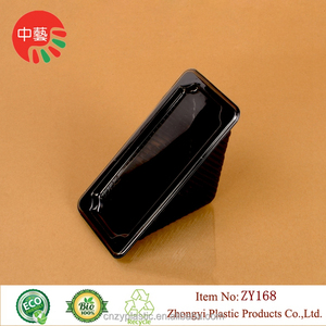 Tùy Chỉnh Trong Suốt Dùng Một Lần Tam Giác Bánh Sandwich Nhựa Khay Vỉ Cấp Thực Phẩm Takeaway Container Cho Bánh Hiển Thị Bao Bì - Product Image 2
