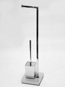 Porte-brosse de toilette multi-fonctions en métal, avec rouleau, livraison gratuite - Product Image 6