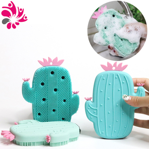 Doux Exfoliant Corps Bain Douche Brosses <span class=keywords><strong>Éponge</strong></span> De Bain Silicone Corps Épurateur pour Enfants Femmes Hommes - Product Image 5