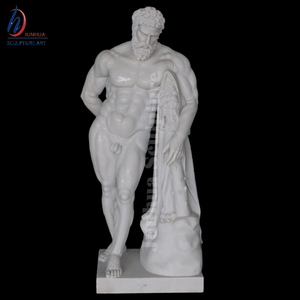 ที่มีชื่อเสียงขนาดหินอ่อนสีเหลืองโบราณภาษากรีก <span class=keywords><strong>Milon</strong></span> De Croton รูปปั้น - Product Image 3