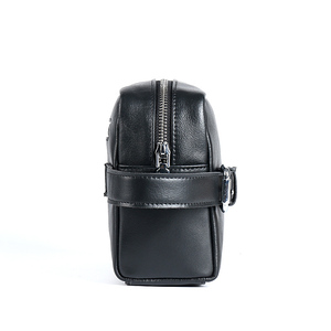 De cuero genuino de los hombres de viaje neceser bolsa Dopp Kit - Product Image 3