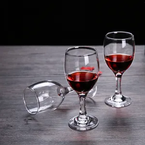 Cổ phiếu bán buôn thủy tinh thủy tinh cốc rượu vang thủy tinh stemware