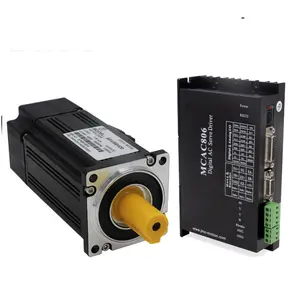 36V 400w 3000rpm AC 서보 모터 및 드라이버 키트 MCAC806 + 60ASM400