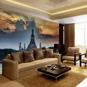 Fish Wallpaper Beauty New York City Night Scene 3D European Style Building Hub Wallpaper Wall Decoration Wallpaper