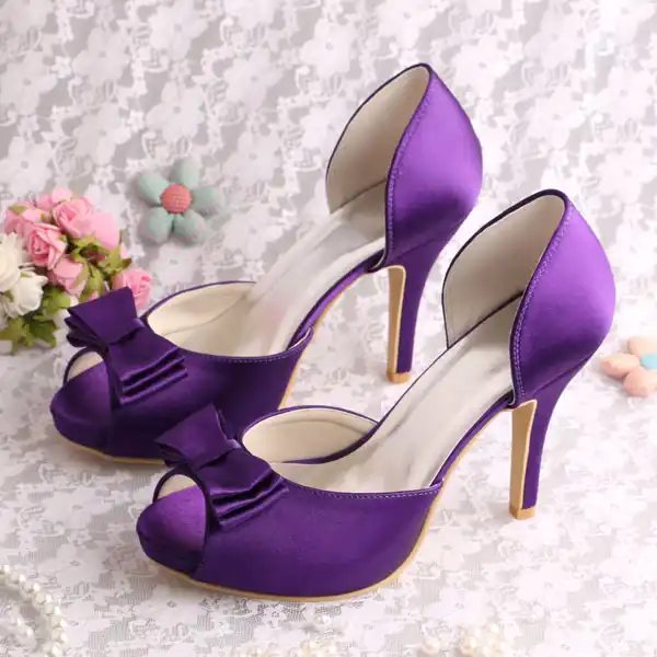 womens purple dress shoes