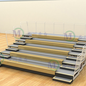 개폐식 자동 bleacher 체육관 텔레스코픽 bleacher 좌석