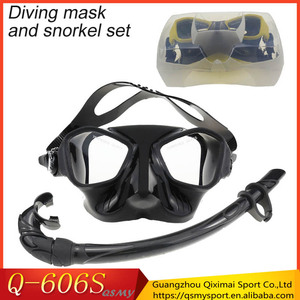 Avancée plongée de protection silicone masque et <span class=keywords><strong>tuba</strong></span> set avec boîte En Plastique - Product Image 2