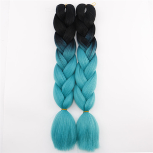 Extensiones de cabello trenzado sintético jumbo, dos tonos, 24 pulgadas, 100g, <span class=keywords><strong>para</strong></span> otro cabello <span class=keywords><strong>artificial</strong></span> - Product Image 3