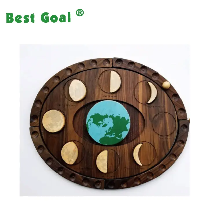 Quebra-cabeças de madeira 3d montessori, brinquedo educacional de madeira para crianças