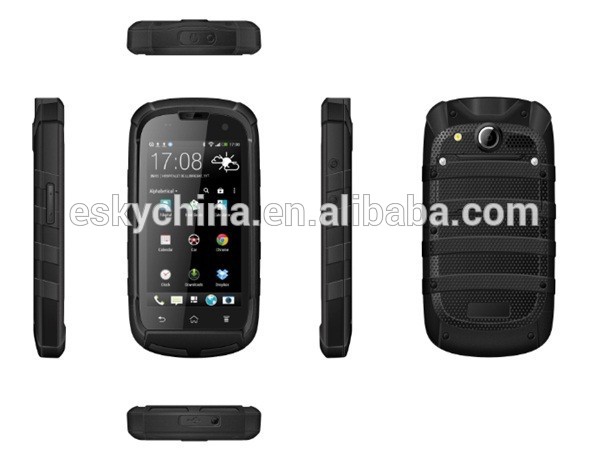 1 ГБ + 4 ГБ MTK6572 двухъядерный 4.0 IPS 800 * 480 андроид прочный мобильный телефон