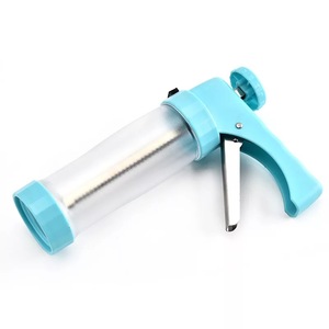 <span class=keywords><strong>Kit</strong></span> de pistola de prensa de galletas de plástico, 16 <span class=keywords><strong>discos</strong></span> <span class=keywords><strong>y</strong></span> 6 puntas de glaseado para galletas DIY - Product Image 6