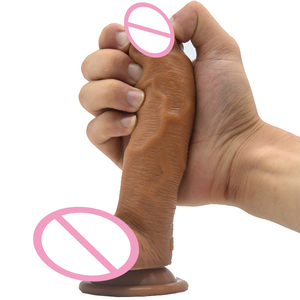 FAAK 17.5*3,8 cm Zarte eichel penis Exquisite verarbeitung Pro-muscle fidelity fabrik preis dildo für weibliche - Product Image 1