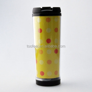Doble pared <span class=keywords><strong>de</strong></span> plástico tumbler <span class=keywords><strong>taza</strong></span> mug con <span class=keywords><strong>tapa</strong></span> <span class=keywords><strong>de</strong></span> plástico/botella <span class=keywords><strong>de</strong></span> té - Product Image 3