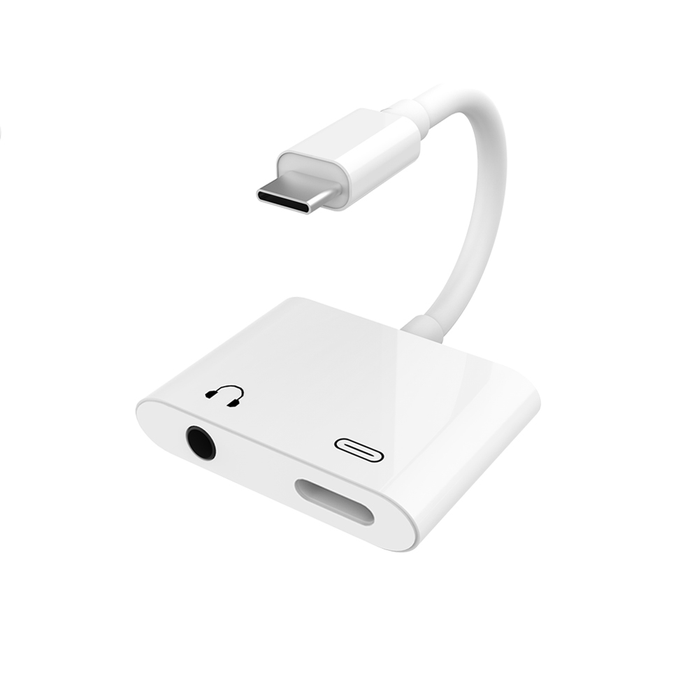 Цифровой USB c аудио адаптер 2 в 1 PD Быстрая зарядка usb Тип c до 3,5 мм наушники аудио адаптер для Pixel 2 Huawei P20, iPad Pro