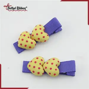 China supplies best selling rainbow satin hair bow