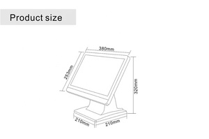 15.6 Pouces écran Mural Écran Tactile Cadre Ouvert Moniteur pog wms - Product Image 5