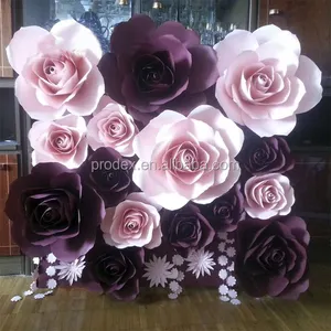 Fleurs géantes en papier pour fond de scène - Product Image 1