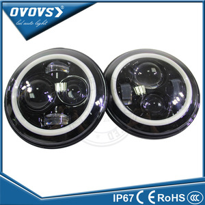 OVOVS gros salut/lo faisceau 7 pouce 20 w/40 w led wrangler phare pour j-eep - Product Image 4