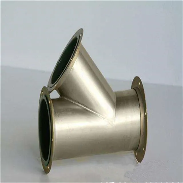 Standar y-jenis tee 304/316 stainless steel tee pipa fitting