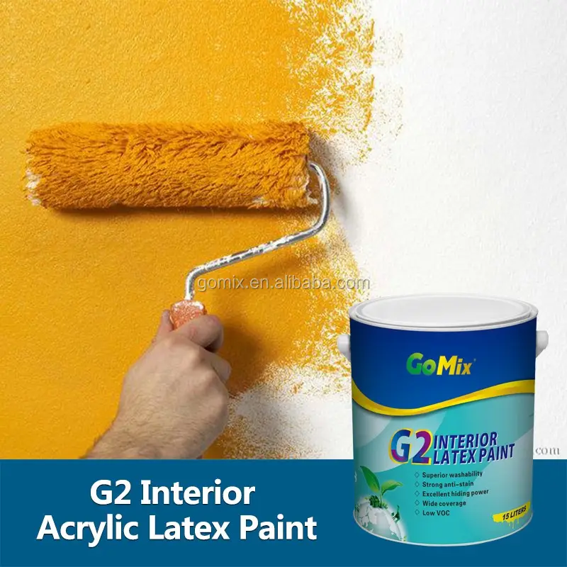 Peinture murale en Latex G2 de haute qualité écologique, m