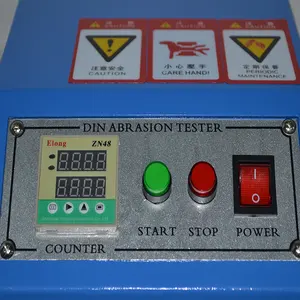 Lastik basıncı düz kemer lastik test makinesi DIN aşınma test cihazı