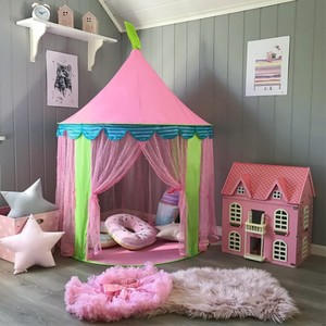 <strong>Tepee</strong> <strong>Tent</strong> Kids Princess Castle Play <strong>Tent</strong> with Glow in the Dark Stars - Product Image 1
