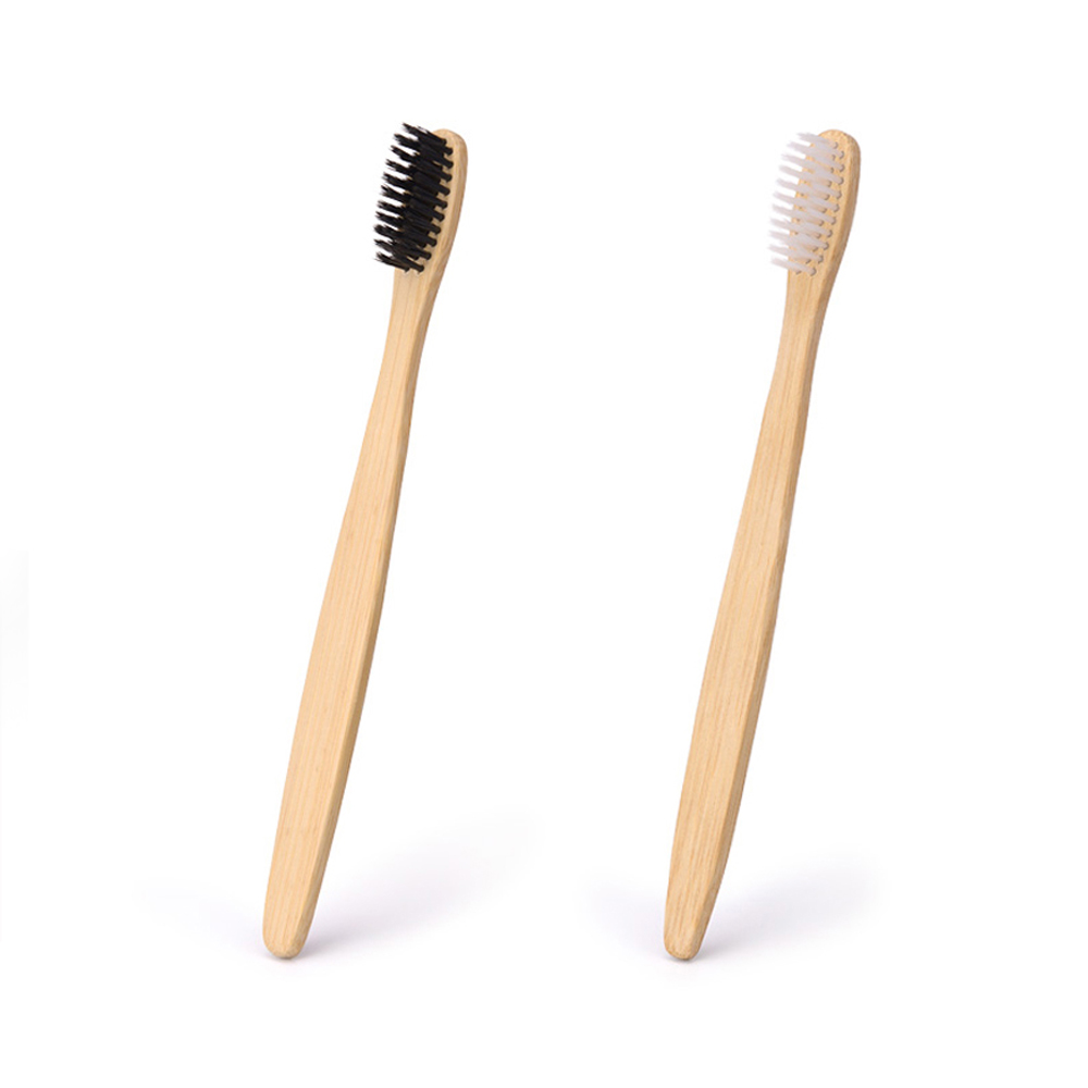 Charcoal Nano Bristle Organic Bamboo Toothbrush