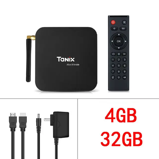 Android 9.0 Tanix TX6 Allwinner H6 4GB RAM 64GB ROM 32G 4K 2.4G/5GHz Dual WiFi BT Phương Tiện Truyền Thông Máy Nghe Nhạc Thông Minh TV Box