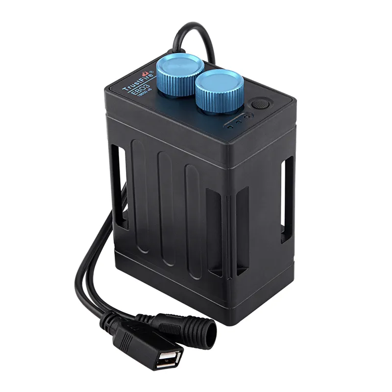 TrustFire EB03 8.4V Battery BoxとDCとUSBためPort 6 × 18650 Li-ion Battery (Battery Not Included)