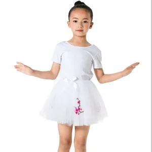 Оптовая продажа, белая высококачественная детская одежда, дешевое детское праздничное платье-пачка для девочек
