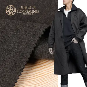 Factory price new arrival 벨루어 닦 았 types polyester 능 fabric 대 한 겨울 coat