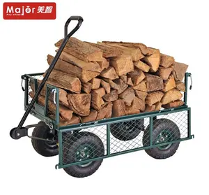 300 400 500 700 Kg Tải Có Thể Gập Lại Lưới Thép Bốn Bánh Xe Sân Vườn Xe Đẩy