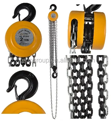 Cheaper 3 Ton Chain Pulley Block Price/ 2Tチェーンブロックホイスト