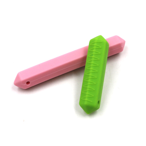 SANS BPA Bébé <span class=keywords><strong>Dentition</strong></span> <span class=keywords><strong>Collier</strong></span> Silicone <span class=keywords><strong>Dentition</strong></span> Pendentif pour Les Soins Infirmiers Mamans - Product Image 1