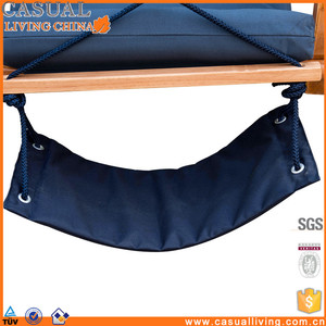 Chaise longue suspendue de luxe pour patio et jardin, avec porte-gobelet et repose-pieds - Product Image 4