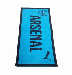 High quality Custom Logo Jacquard towel designs 100% cotton beach towels