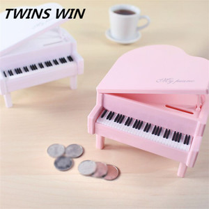 어린이를위한 일 용품 도매 돼지 저금통 미니 피아노 아크릴 돼지 저금통 - Product Image 4