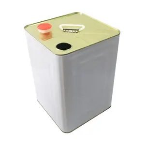 20 Lít Vuông Kim Loại Có Thể 5 Gallon F-style Jerry Có Thể Sơn Tin Xô Thép Trống