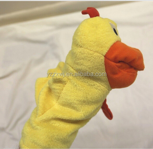 Campione Gratuito: Marionetta a Mano di Animale Imbottito in Vendita/Marionetta a Mano di Pollo in Peluche per Bambini - Product Image 4