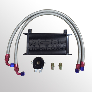 Refroidisseur d'huile moteur de <span class=keywords><strong>type</strong></span> britannique à 13 rangées avec raccords -10AN - Product Image 6