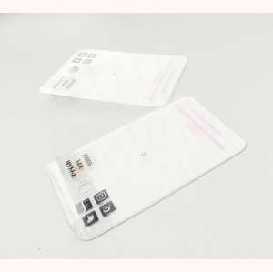 Transparent boucle d'oreille EN PVC avec film protecteur - Product Image 4